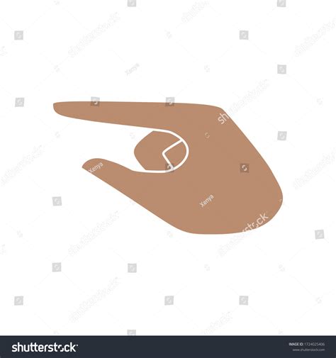 Hands Gesture Emoji Pinching Hand Isolated Stock Vector (Royalty Free) 1724025406 | Shutterstock