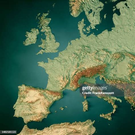 222 Physical Map Europe Stock Photos, High-Res Pictures, and Images - Getty Images