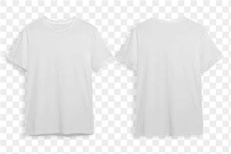 White t-shirts mockup png on transparent background | free image by rawpixel.com / Benjamas ...