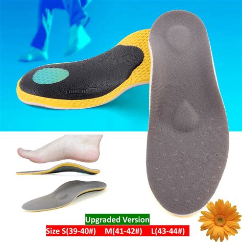 1 Pair Flat Foot Orthotics Soft Shoe Cushion Inserts Sport Shoes Arch ...