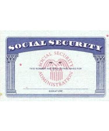 💳 Blank Social Security Card Template PDF – Scouting Web