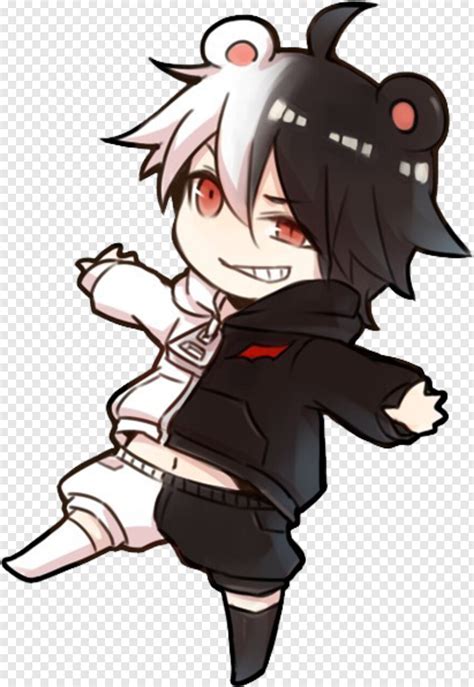 Monokuma - Hnh Anime Boy Chibi, Png Download - 411x596 (#4424828) PNG Image - PngJoy