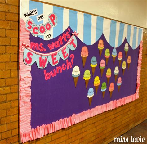 Ice Cream Bulletin Board Ideas