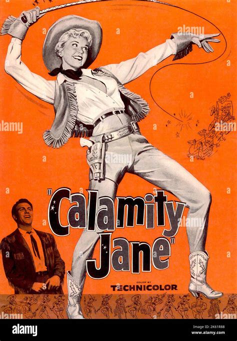 Calamity Jane 1953 Movie Poster Stock Photo - Alamy