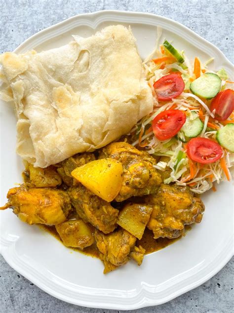 Jamaican Curry Chicken and Roti recipe - Jamdown Foodie