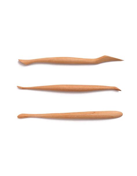 Wood Modeling Tools (3 pcs/set) – Clay Station Art Studios Pvt Ltd