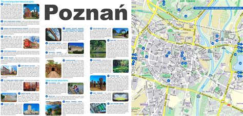 Poznań sightseeing map