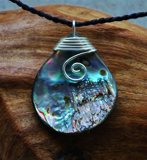 Paua Shell Pendant | Felt