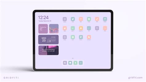 Aesthetic iPad Home Screen Ideas & Layouts (iOS 17)