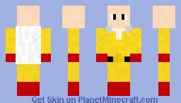 Saitama Minecraft Skin