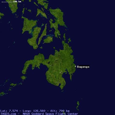 BAGANGA Geography Population Map cities coordinates location - Tageo.com