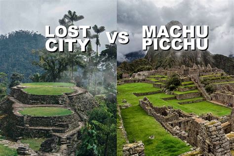 Lost City and Machu Picchu - Archeological parks of South America