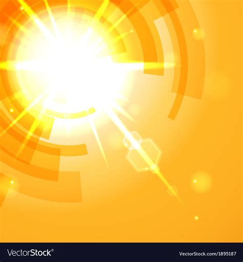 Bright yellow abstract background Royalty Free Vector Image