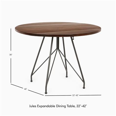 Jules Drop Leaf Expandable Dining Table | West Elm Expandable Dining ...