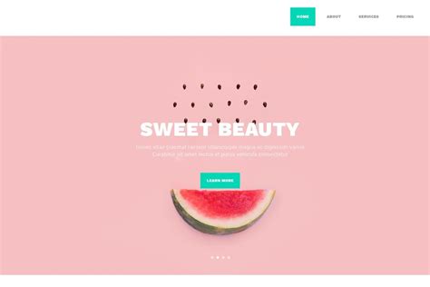 Download SweetBeauty - PSD Website Portfolio Template Graphic Templates by ElectricBlaze ...