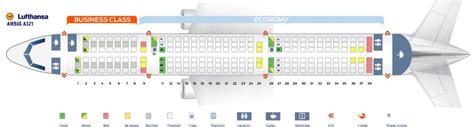 Lufthansa Airbus A321 Seat Map