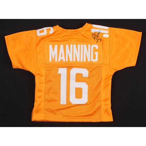 Peyton Manning Signed Tennessee Volunteers Jersey (JSA COA) | Pristine ...