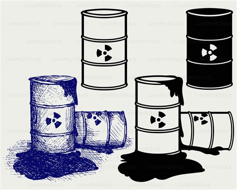 Toxic Waste Svg/toxic Waste Clipart/toxic Waste Svg/containers - Etsy Australia