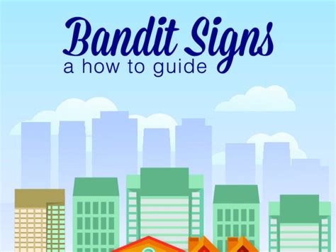 Inforgraphic: Bandit Signs, A How to Guide