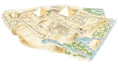 Layout of the Giza pyramid complex | How It Works Magazine | Pyramids ...