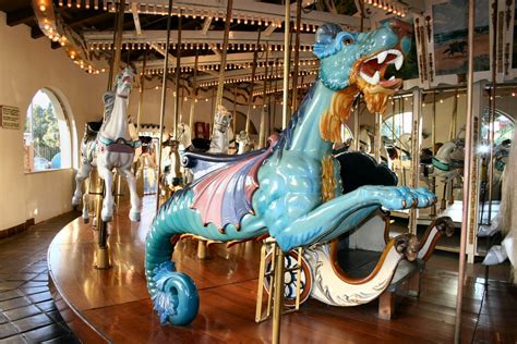 ca-1895-Looff-carousel-sea-dragon-Seaport-Village-CA - CarouselHistory ...