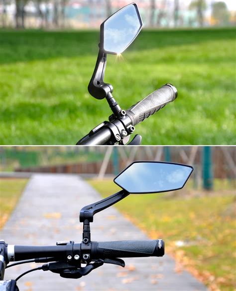 Glass Bike Side Mirror Cycle Rear View Mirror Bicycle Side Mirror For Mtb Ebike Road Bike - Buy ...