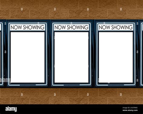 Now showing cinema sign hi-res stock photography and images - Alamy