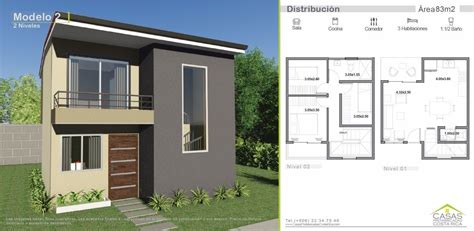 Modelos de casas de dos pisos | Home building design, Modern house plans, Model house plan