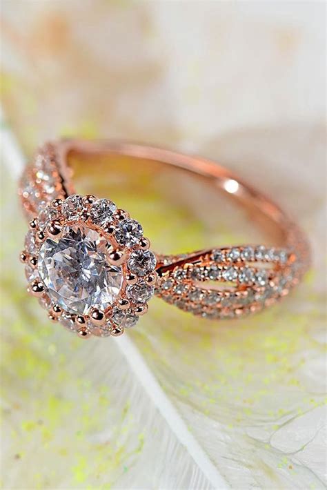 Rose Gold Engagement Rings That Melt Your Heart | Pink gold ring engagement, Rose engagement ...