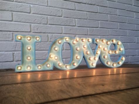 Items similar to love light sign, marquee sign love weding signs top table or sweetheart table ...