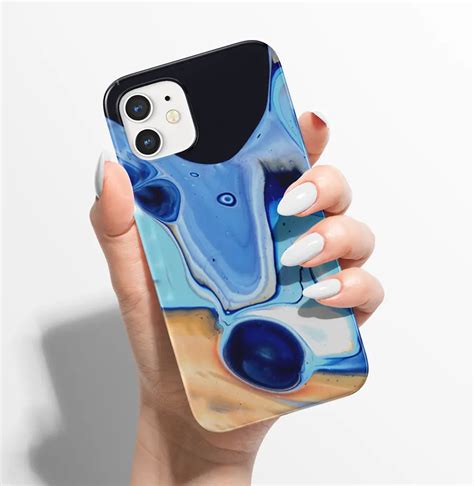 Figura Series "Blue Ink" iPhone 12 Case | iPhone 12 Snap Case