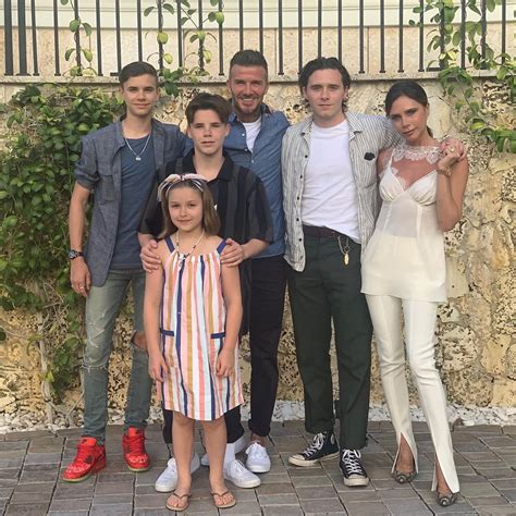 David Beckham and Family in Miami