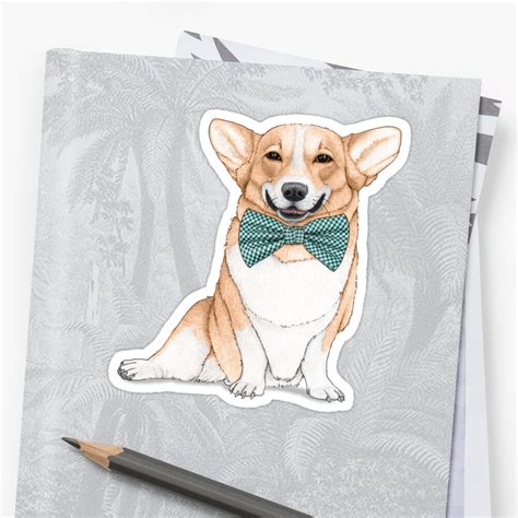 "Corgi Dog" Sticker by barruf | Redbubble