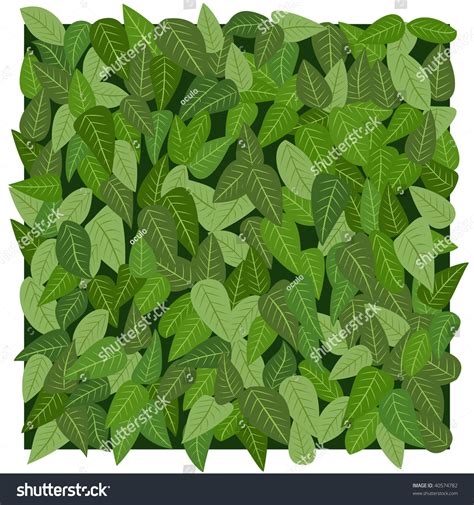 Leafs Texture In Vector Mode - 40574782 : Shutterstock