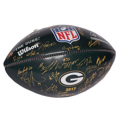 Green Bay Packers 2017 Autograph Football | Green bay packers, Packers ...