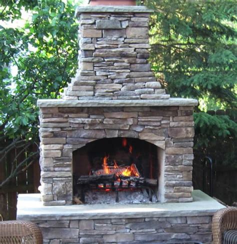 Outdoor Fireplace Kits | Outdoor fireplace kits, Backyard fireplace ...