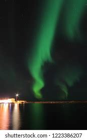 Northern Lights Aurora Andenes Andoya Norway Stock Photo 1223386207 ...