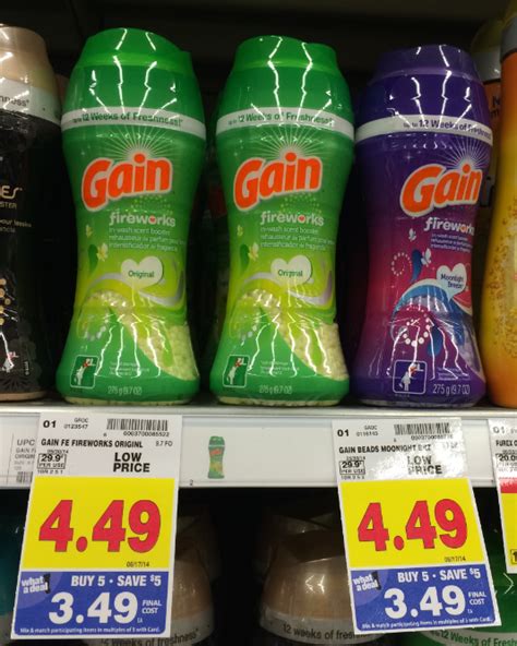 Downy Unstopables & Gain Fireworks as low as $1.99 with Kroger Mega Sale! - Kroger Krazy