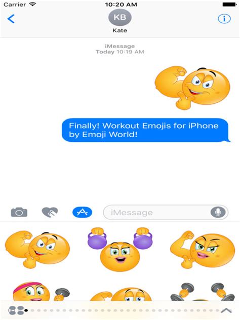 App Shopper: Workout Emoji Stickers (Stickers)