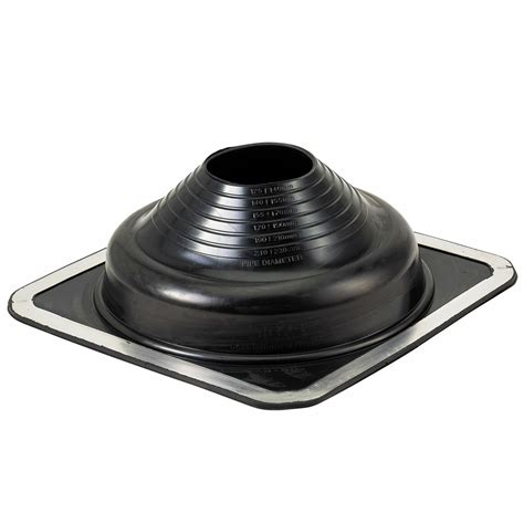 Deks 125 - 230mm Black Dektite Premium Roof Flashing - For Metal Roofs - Bunnings Australia