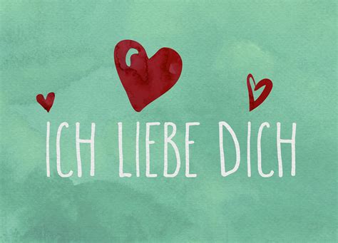 Ich liebe Dich - Postkarte DIN A6 | Liebe | Kartenemma