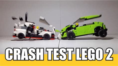 LEGO Crash Test Ep 2 in Super Slow motion 1000 fps - BrickVersion - YouTube