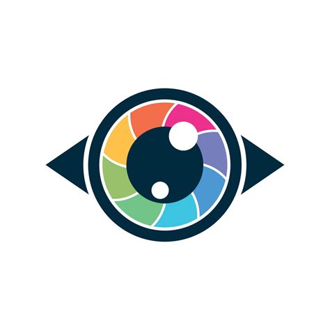 Colorful eye Logo design vector template. 6109476 Vector Art at Vecteezy