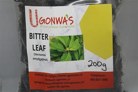 Bitter Leaf (Vernonia amygdalina) - Ugonwa's