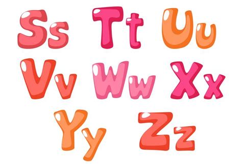 cute bold font in pink color for kids part 3 533189 Vector Art at Vecteezy