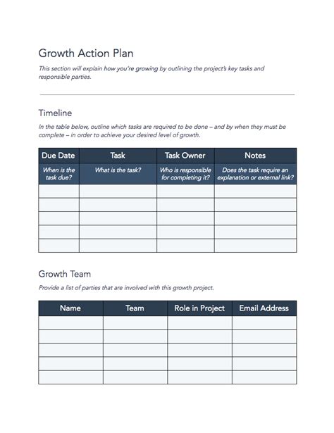 Business Growth Strategy Template | Free Corporate Growth Plan