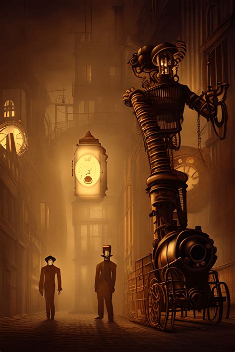 Steampunk Horror Graphic · Creative Fabrica