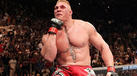 Brock Lesnar ist ein ehemaliger UFC- und WWE-Kämpfer und könnte jetzt ...