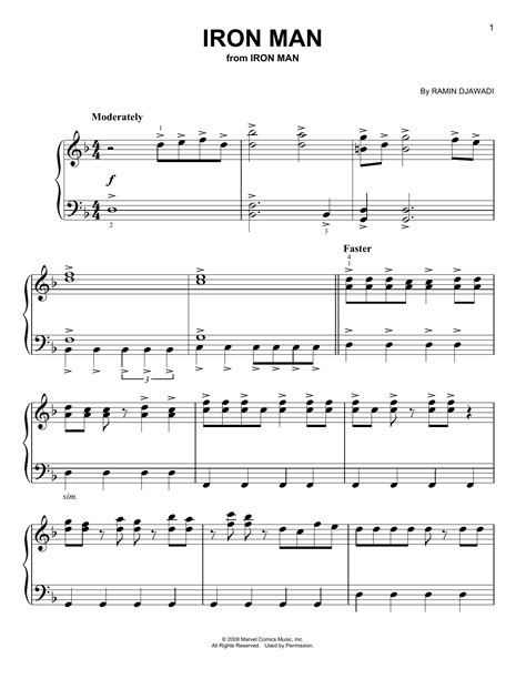 Ramin Djawadi - Iron Man sheet music