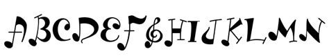 LD Music Font | WhatFontis.com